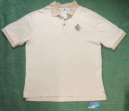 Vintage Disneyland resort 50 year anniversary embroidered polo