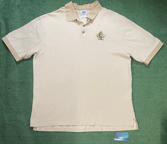 Vintage Disneyland resort 50 year anniversary embroidered polo
