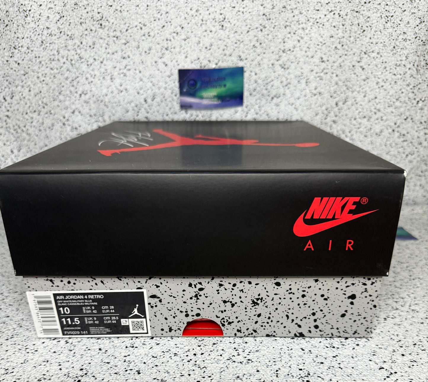 Jordan 4 Military Blue 10 Men/11.5 Women “Preowned”