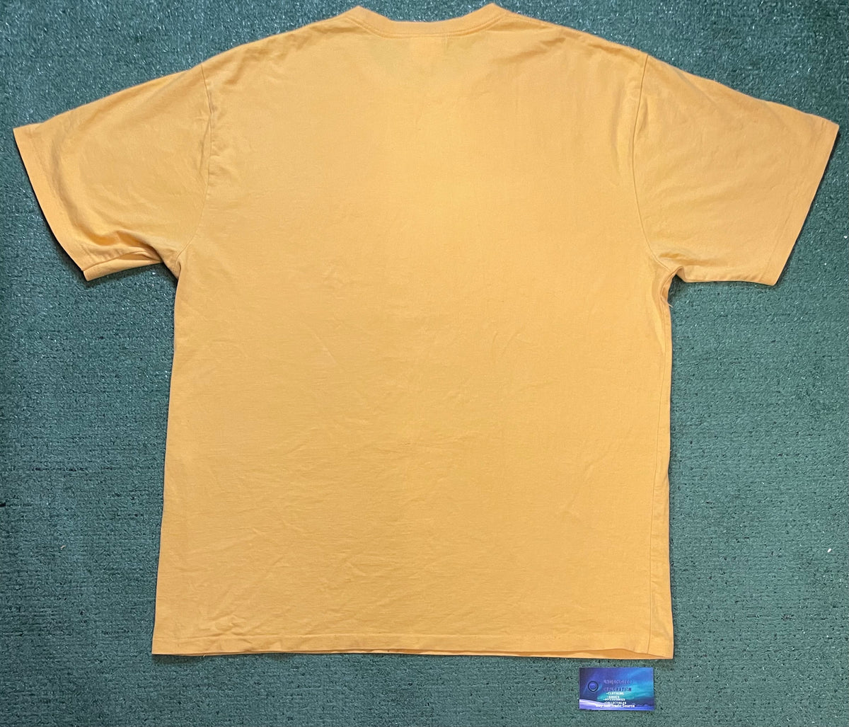 A Bathing Ape Bape yellow red & blue tee
