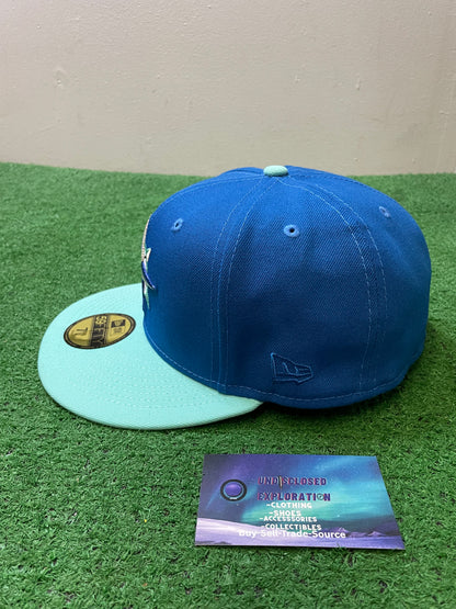 Seattle Mariners blue and teal 30th anniversary new era  fitted  hat