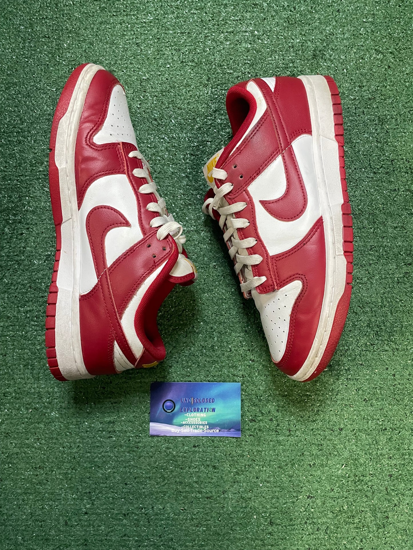 Nike dunk low gym red size 8men/9.5women