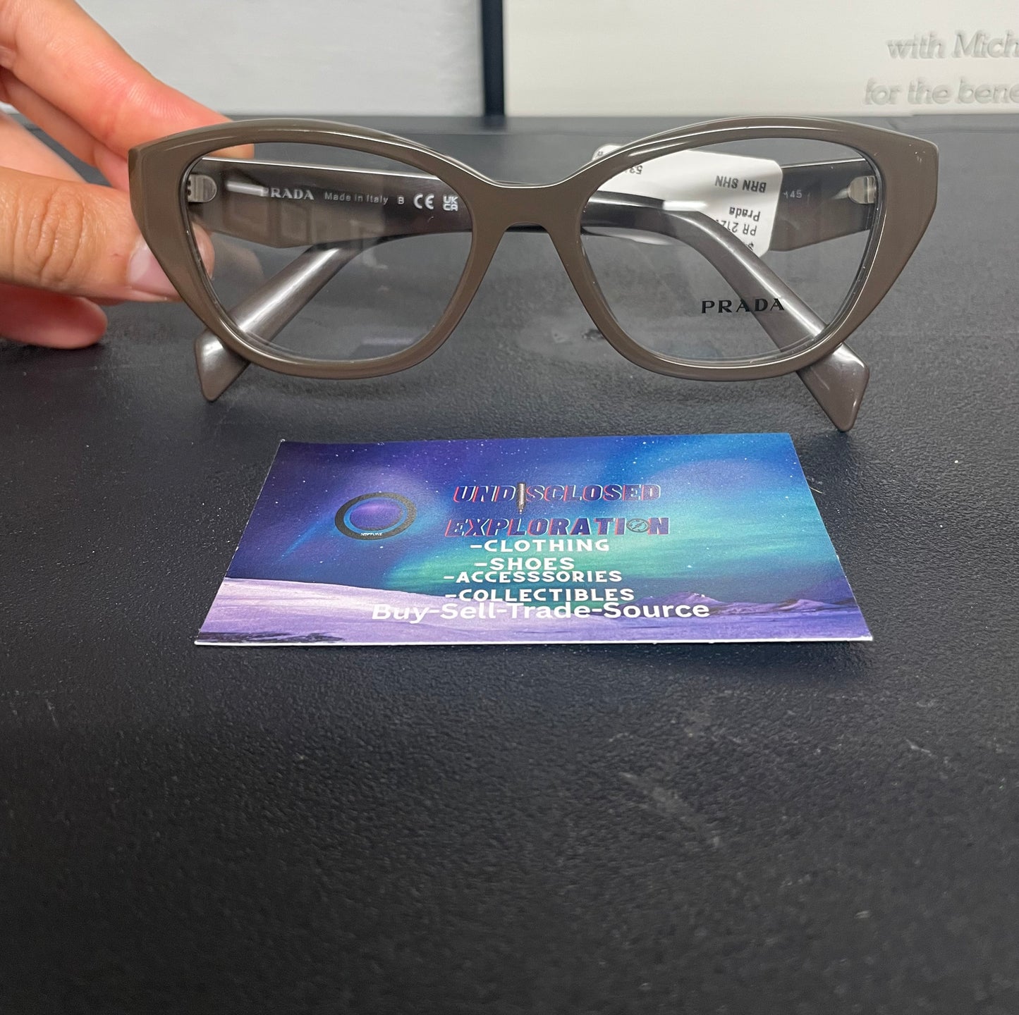 Prada brown 21ZV glasses