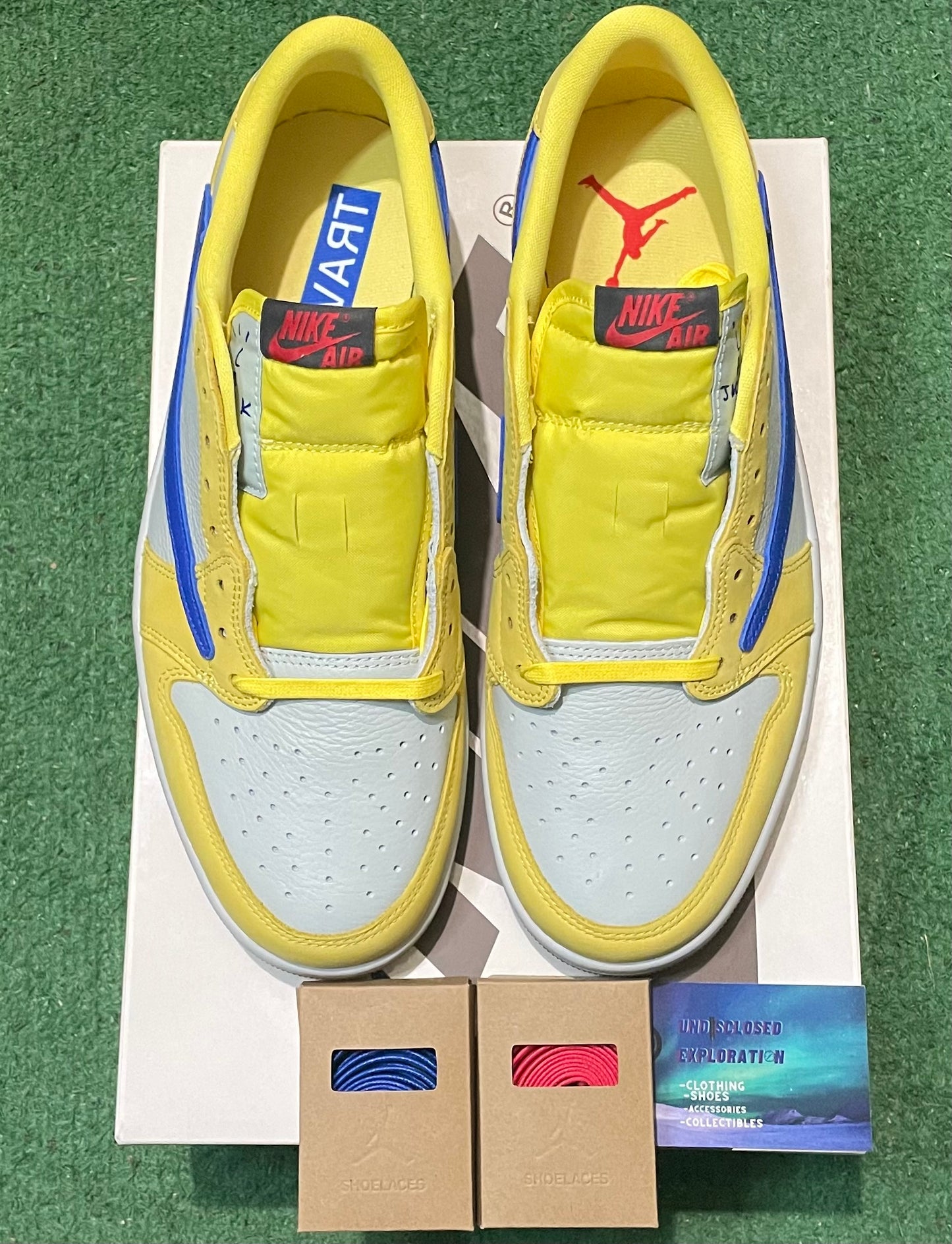 Jordan 1 low Travis scott canary