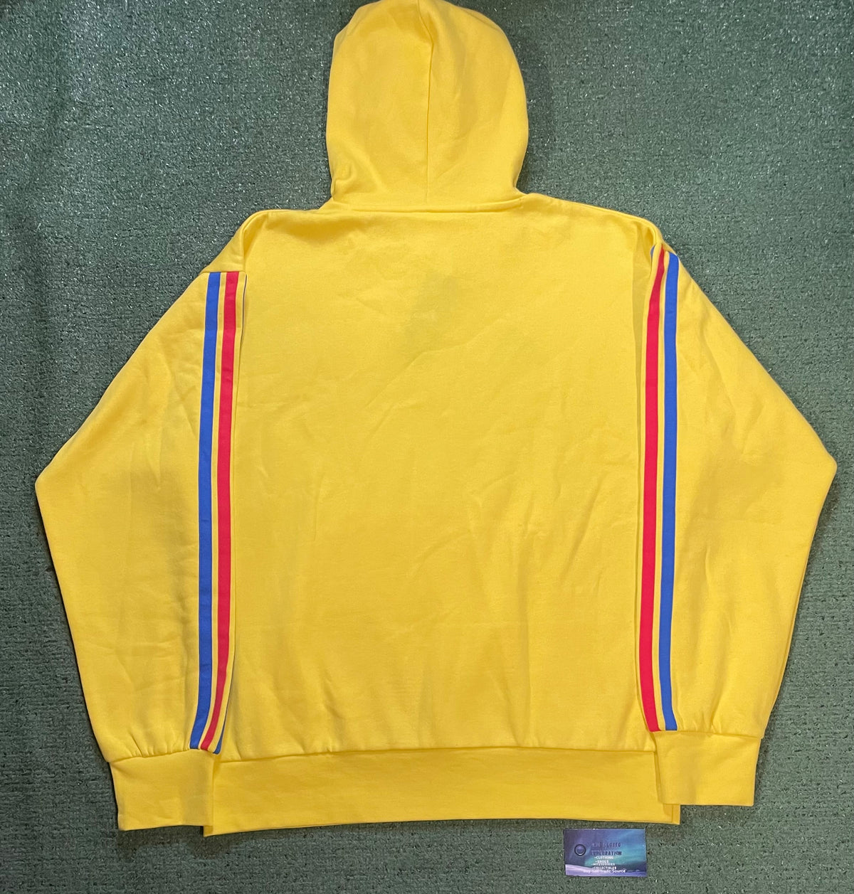 Adidas yellow Colombia pullover hoodie