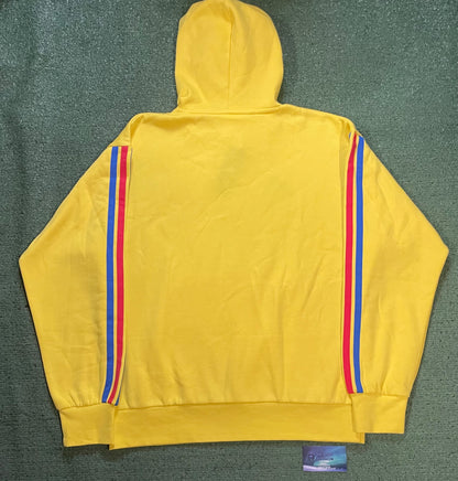 Adidas yellow Colombia pullover hoodie