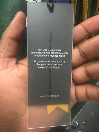 Rhude Monaco hunter green pants