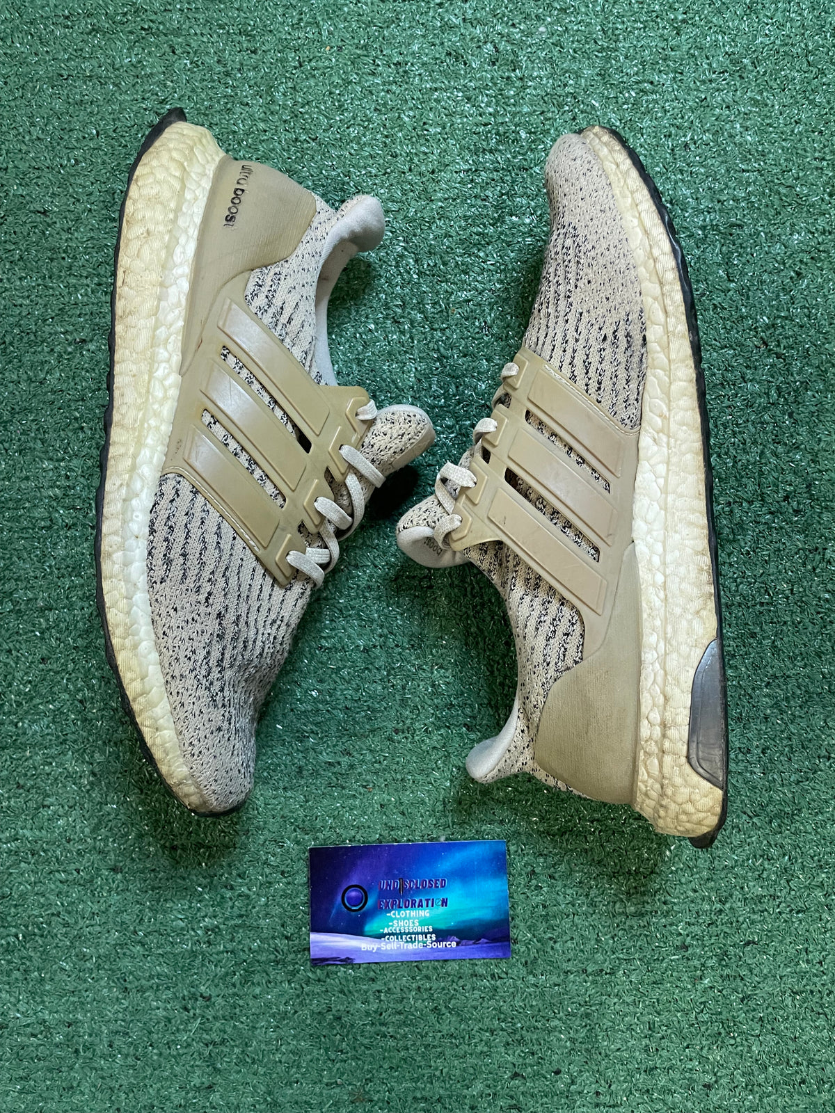 Adidas ultraboost trace khaki size 8.5men/10women
