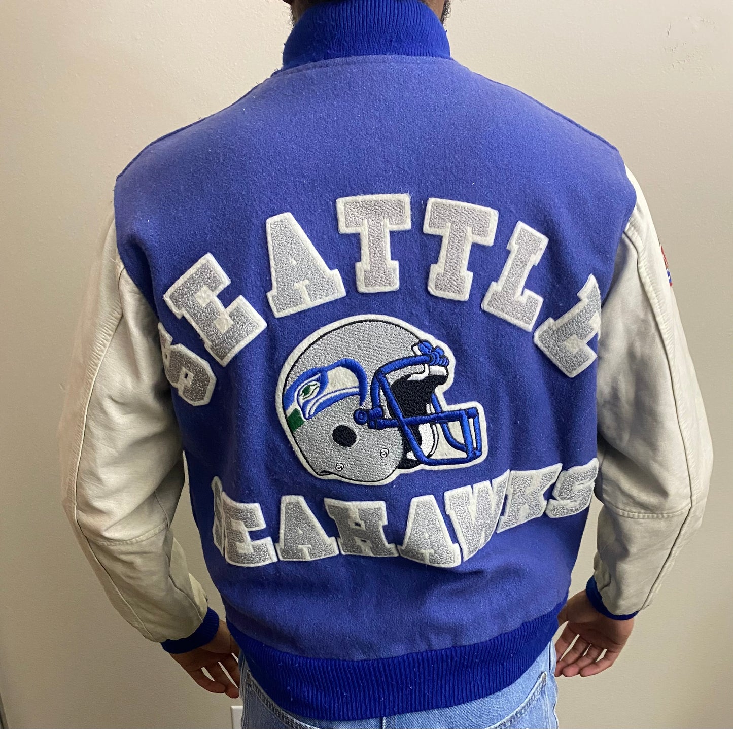 Vintage Seattle Seahawks Chalkline Jacket