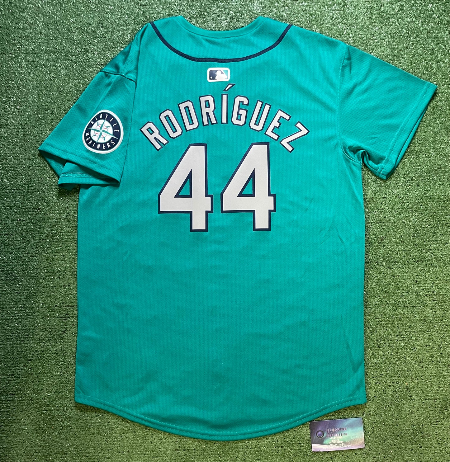 Seattle Mariners Nike Julio Rodriguez #44 teal jersey