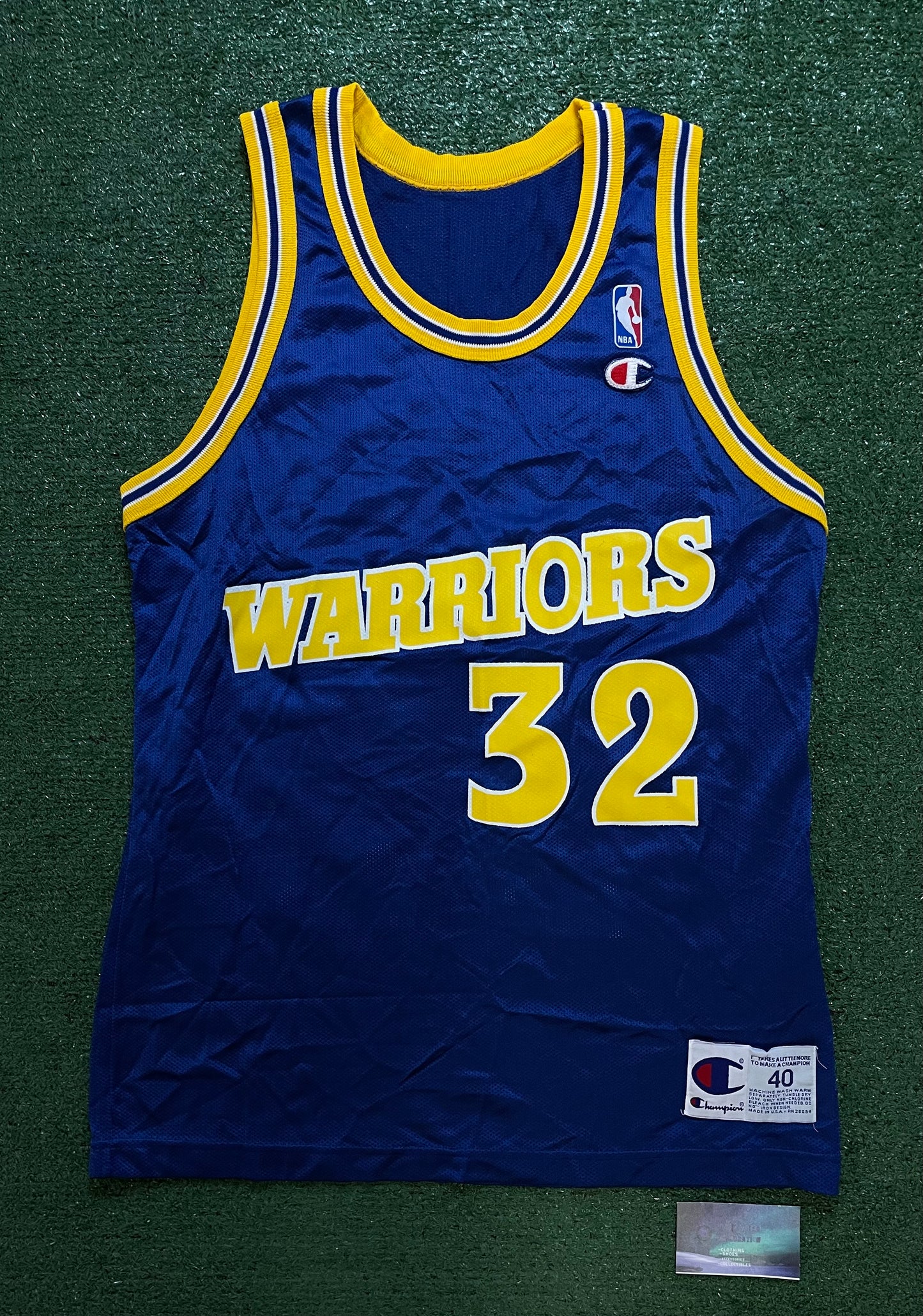 Vintage 1990s Golden State Warriors Joe Smith #32 NBA jersey