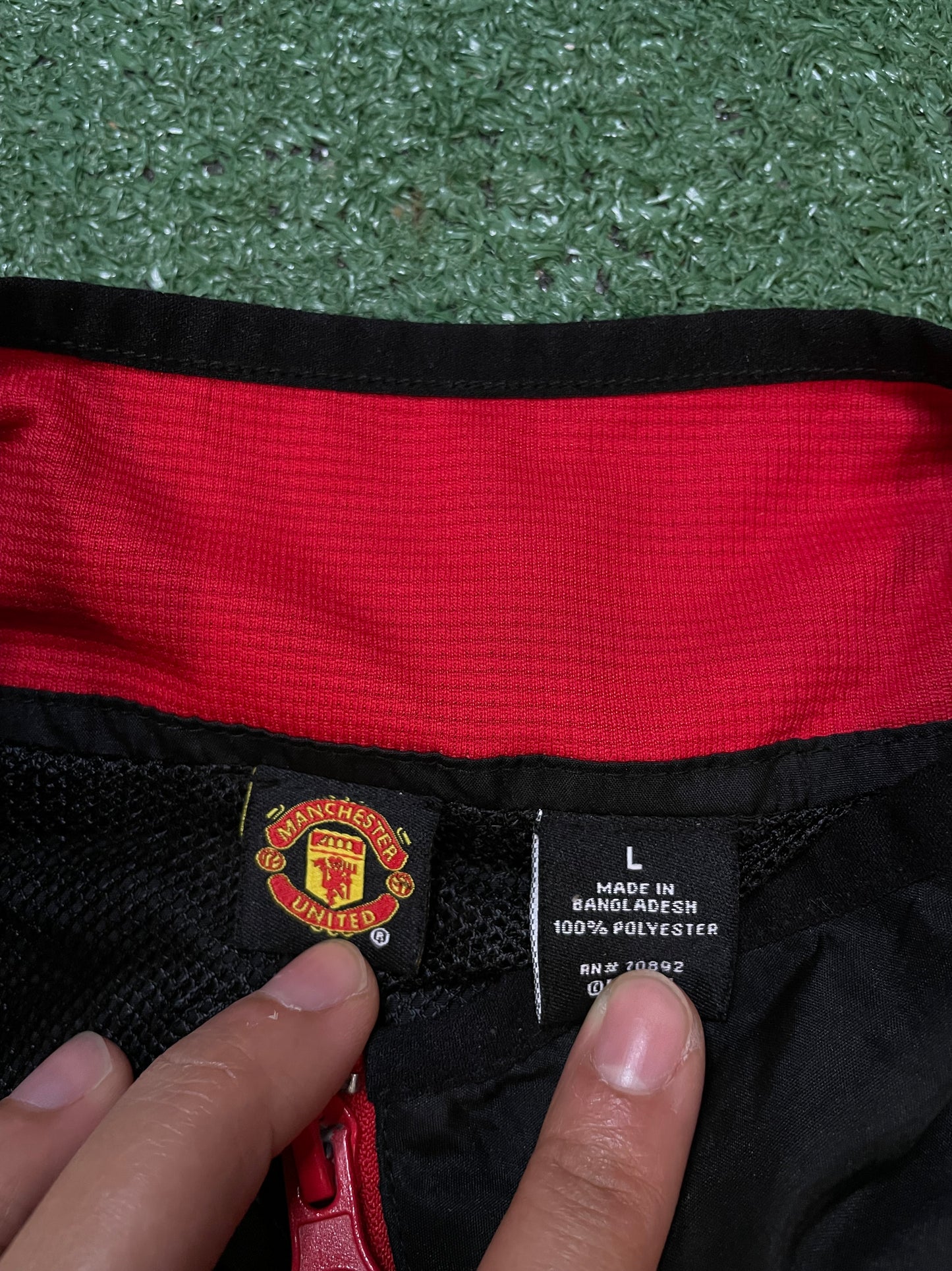 Manchester United full zip windbreaker jacket