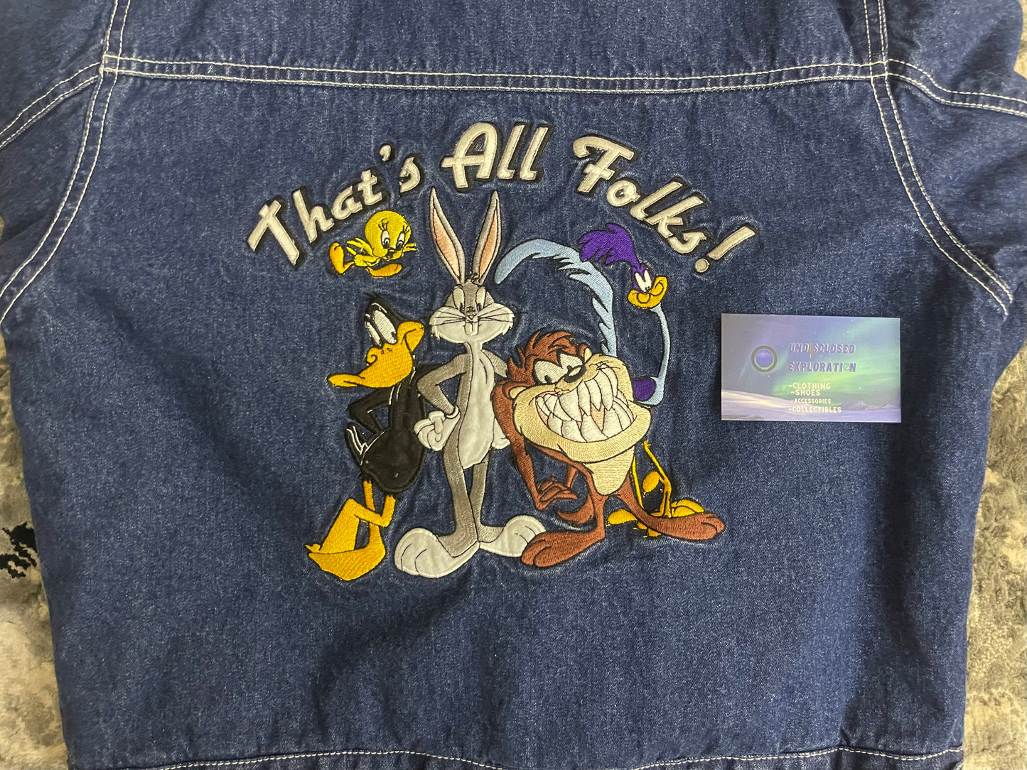 Vintage Looney Tunes Jean Jacket size small