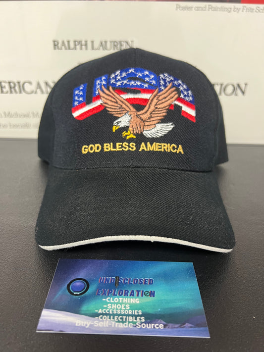 Vintage USA God bless America hat