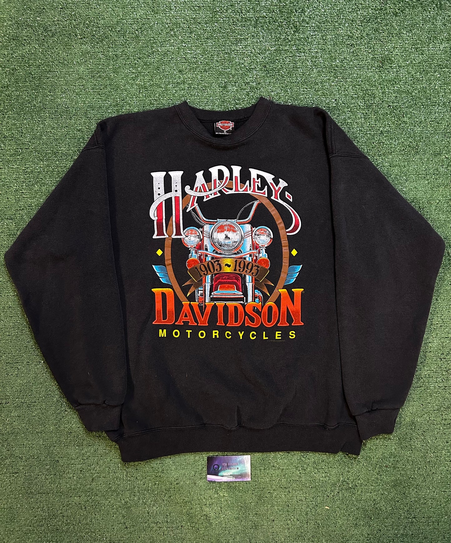 Vintage 1990s Harley Davidson 100 year anniversary crewneck