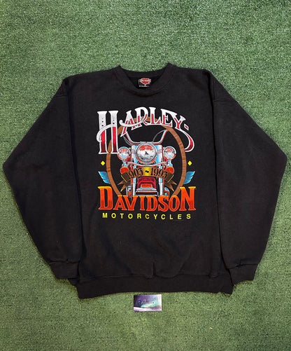 Vintage 1990s Harley Davidson 100 year anniversary crewneck