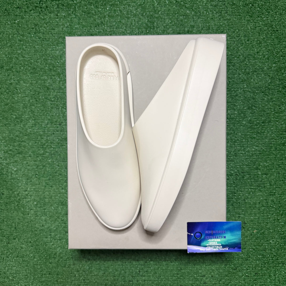Fear Of God California 1.0 Slide Greige 8 Men “Preowned”