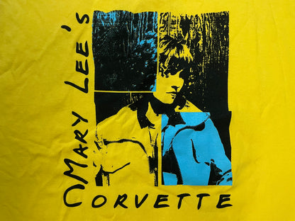 Vintage 1990s Mary Lee’s corvette yellow band tee
