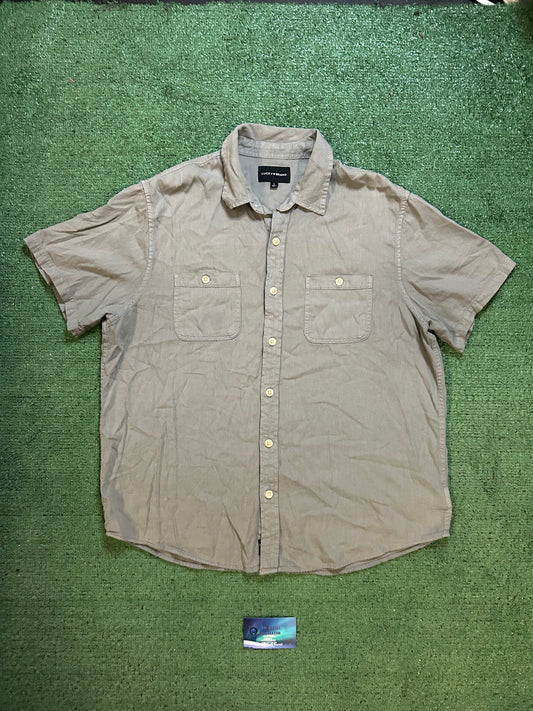 Lucky brand grey button up
