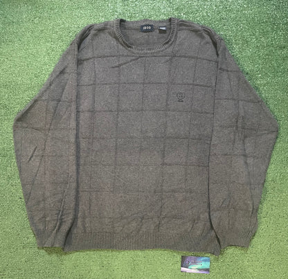 Vintage Izod grey knit sweater