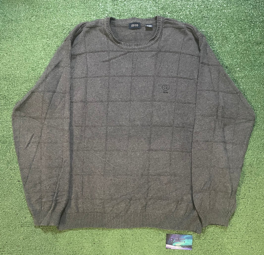 Vintage Izod grey knit sweater