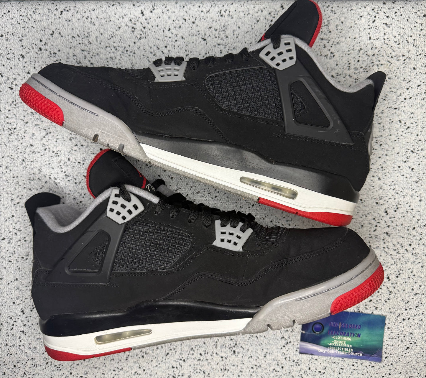 Jordan 4 Bred 2019 13 Men/14.5 Women “Preowned”