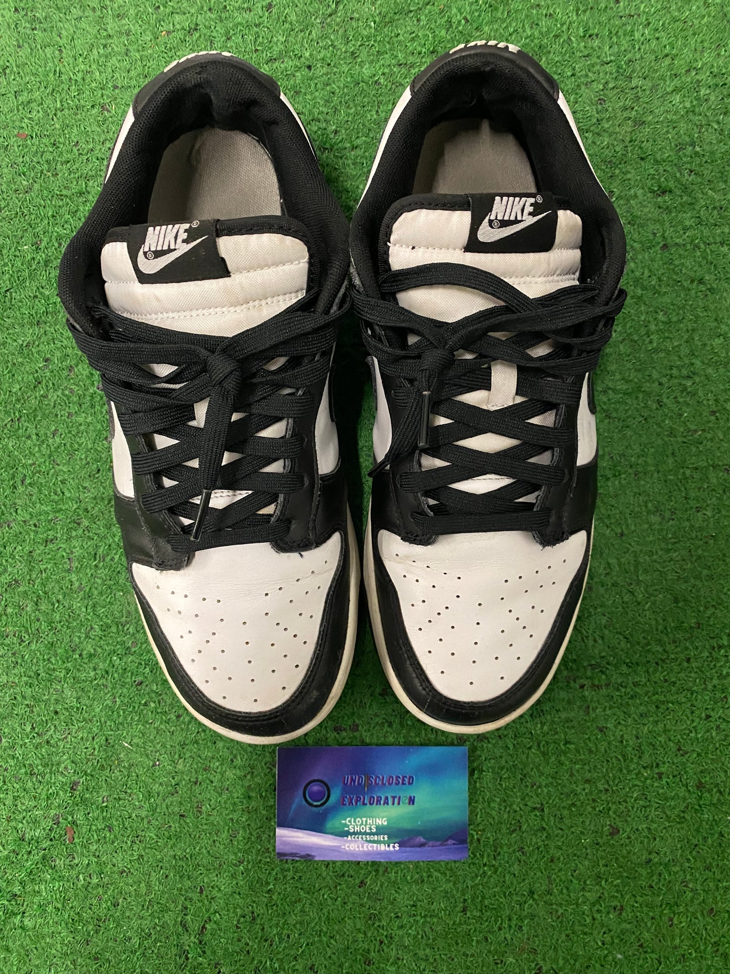 Nike dunk low panda white black size 9.5men/11women