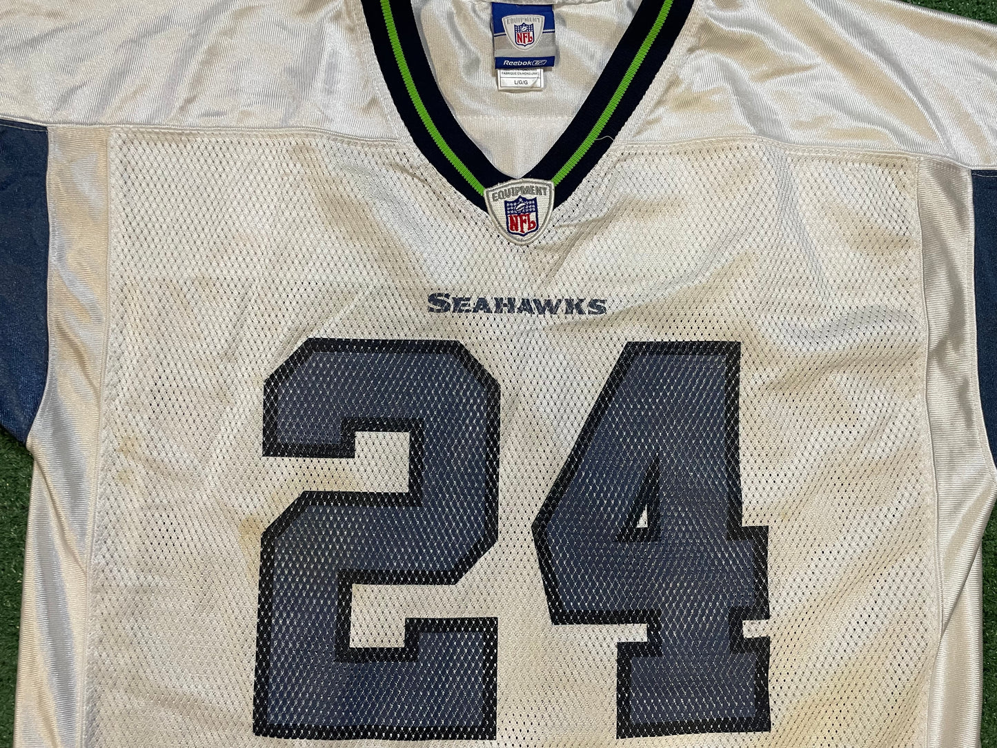 Vintage 2000s Seattle Seahawks  Marshall Lynch #24 jersey