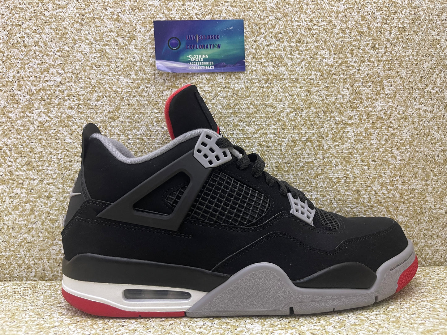 Jordan 4 Bred 2019 10.5 Men/12 Women “Preowned”