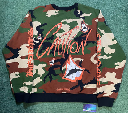 Chrome Hearts Matty boy caution crewneck