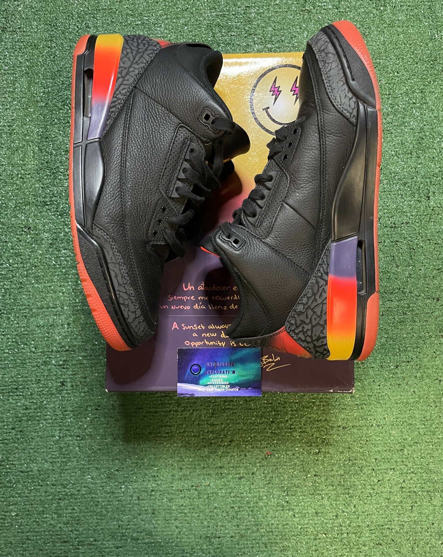 Air Jordan 3 J Balvin rio size 10.5men/12women