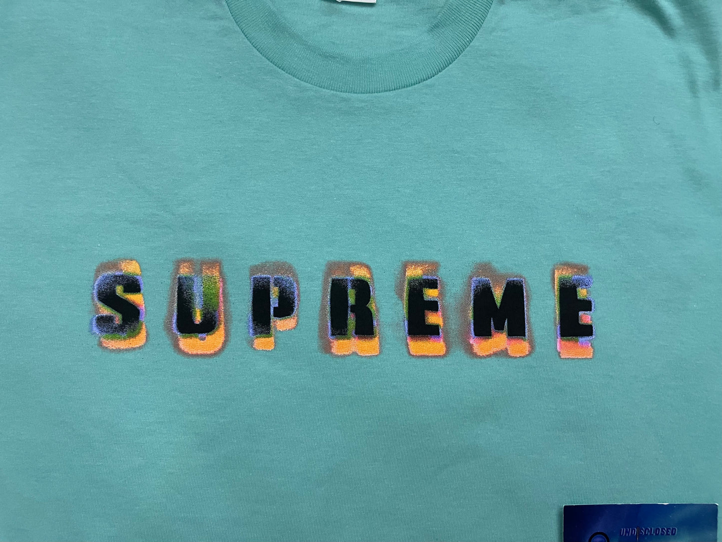 Supreme Stencil Tee Teal