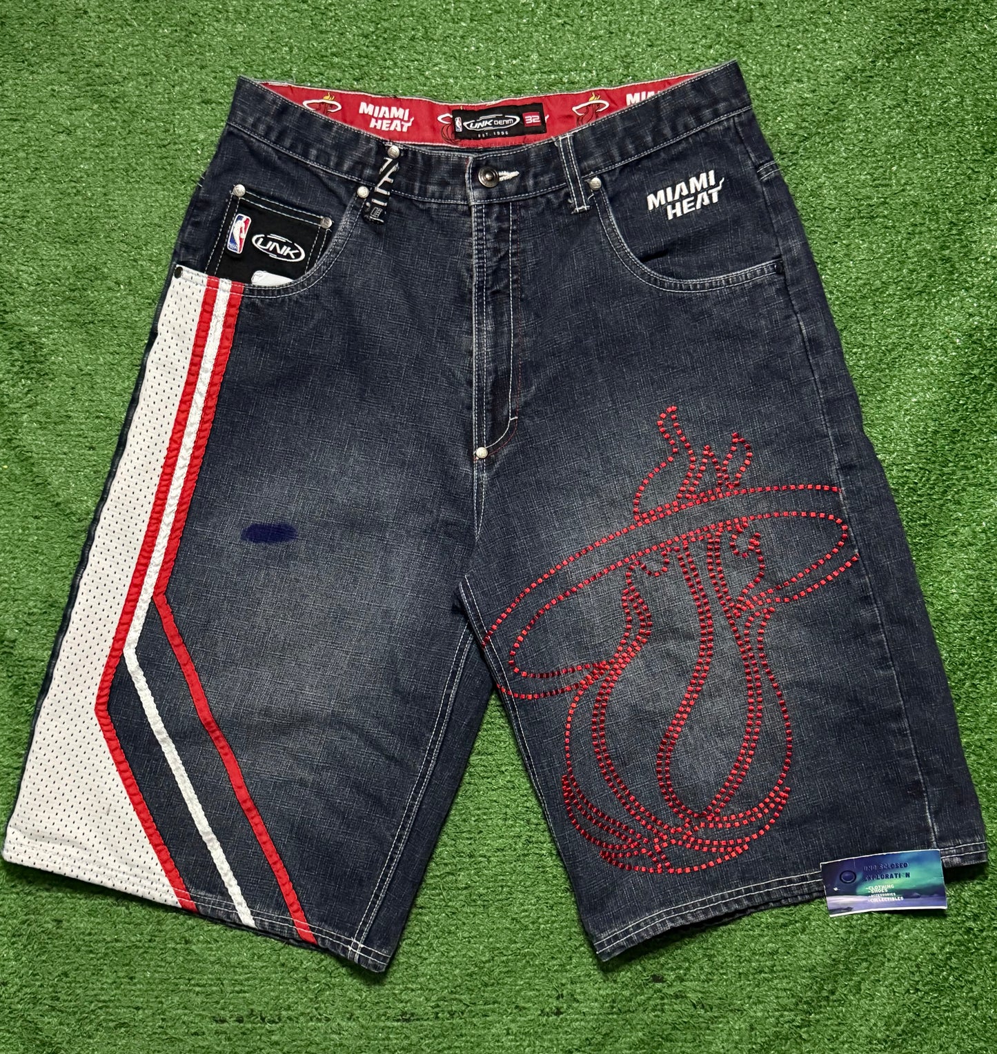 Vintage Miami Heat NBA Jorts UNK