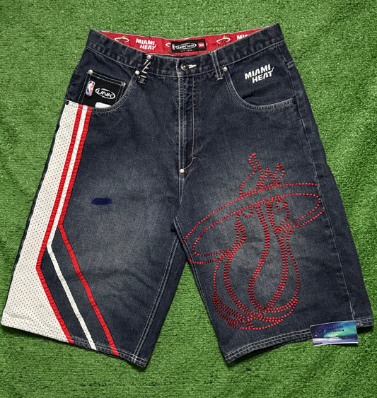 Vintage Miami Heat NBA Jorts UNK