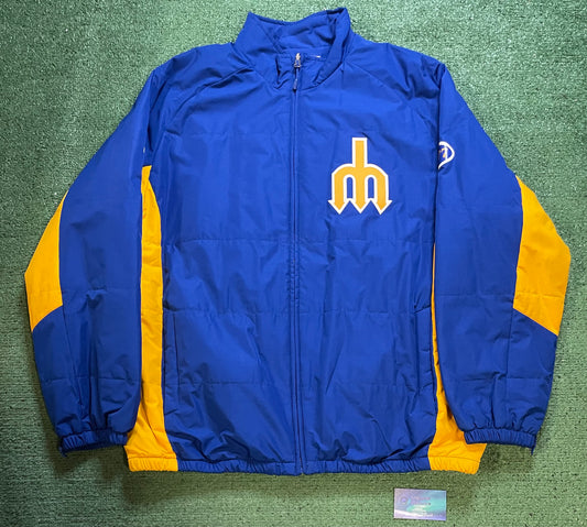 Seattle mariners blue and gold trident logo jacket