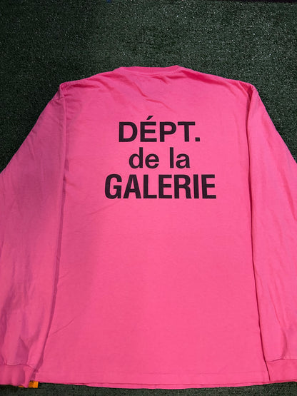 Gallery dept longsleeve pink pocket tee