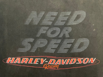 Vintage 2000s Need For Speed Helsinki Finland Harley Davidson tee