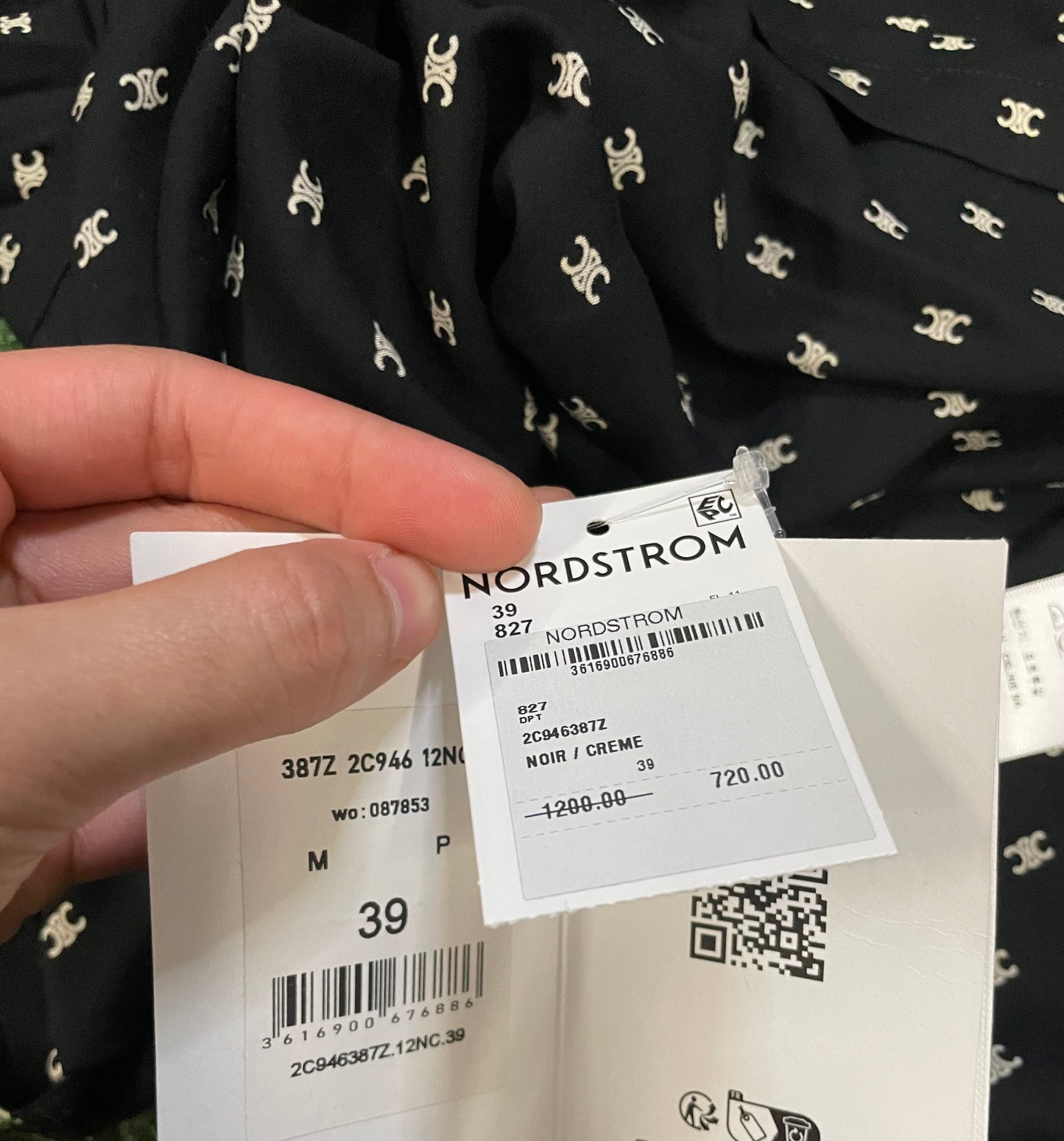 Celine triomphe button up shirt