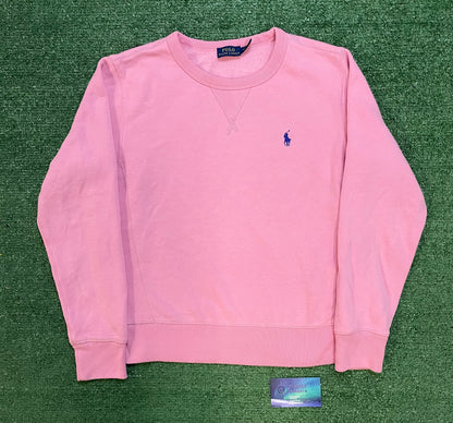 Vintage polo Ralph Lauren bubblegum pink crewneck