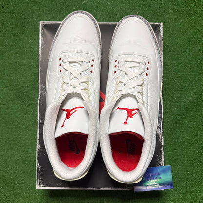 Jordan 3 White Cement 16 Men “Preowned”