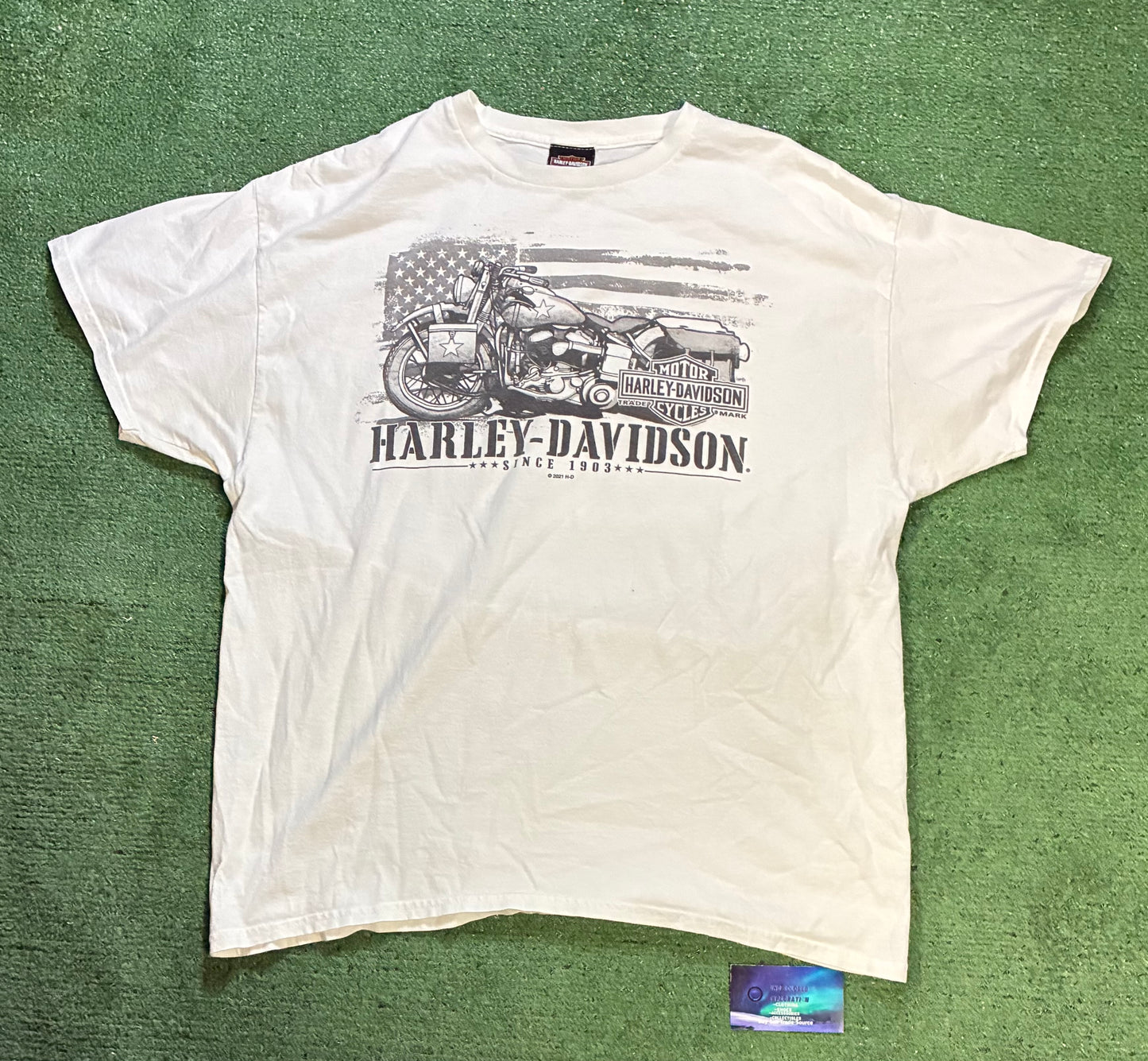 Harley skull Michigan tee