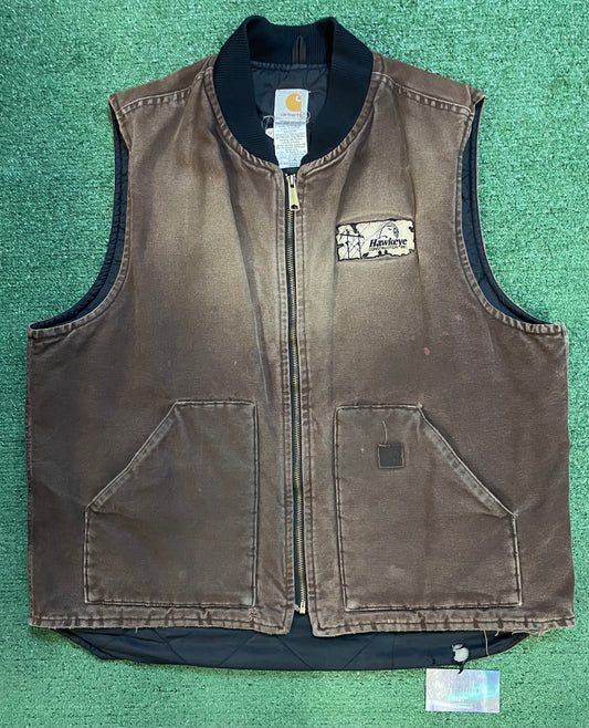 Vintage Carhartt dark brown vest
