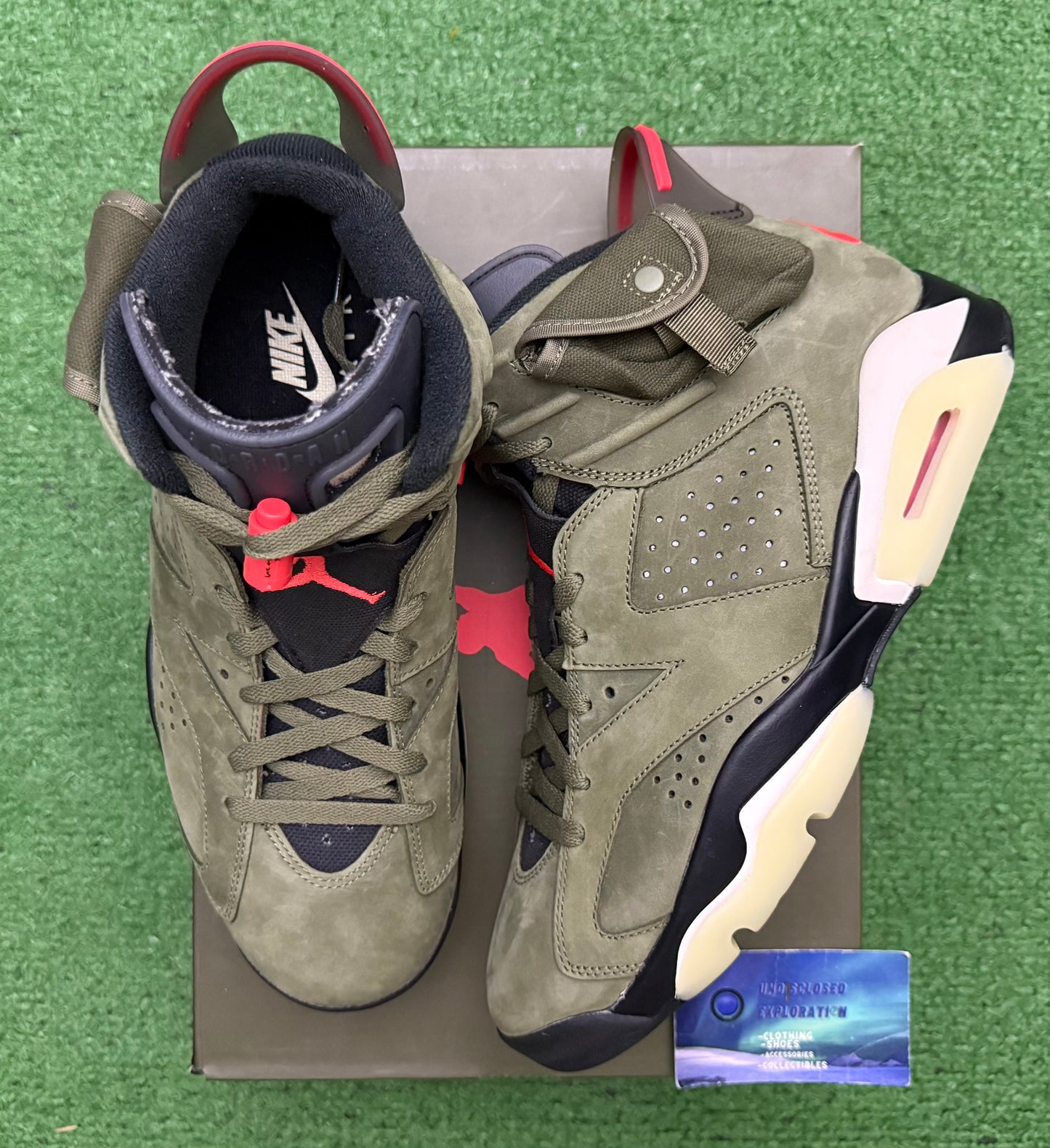 Jordan 6 Travis Scott Cactus Jack Olive