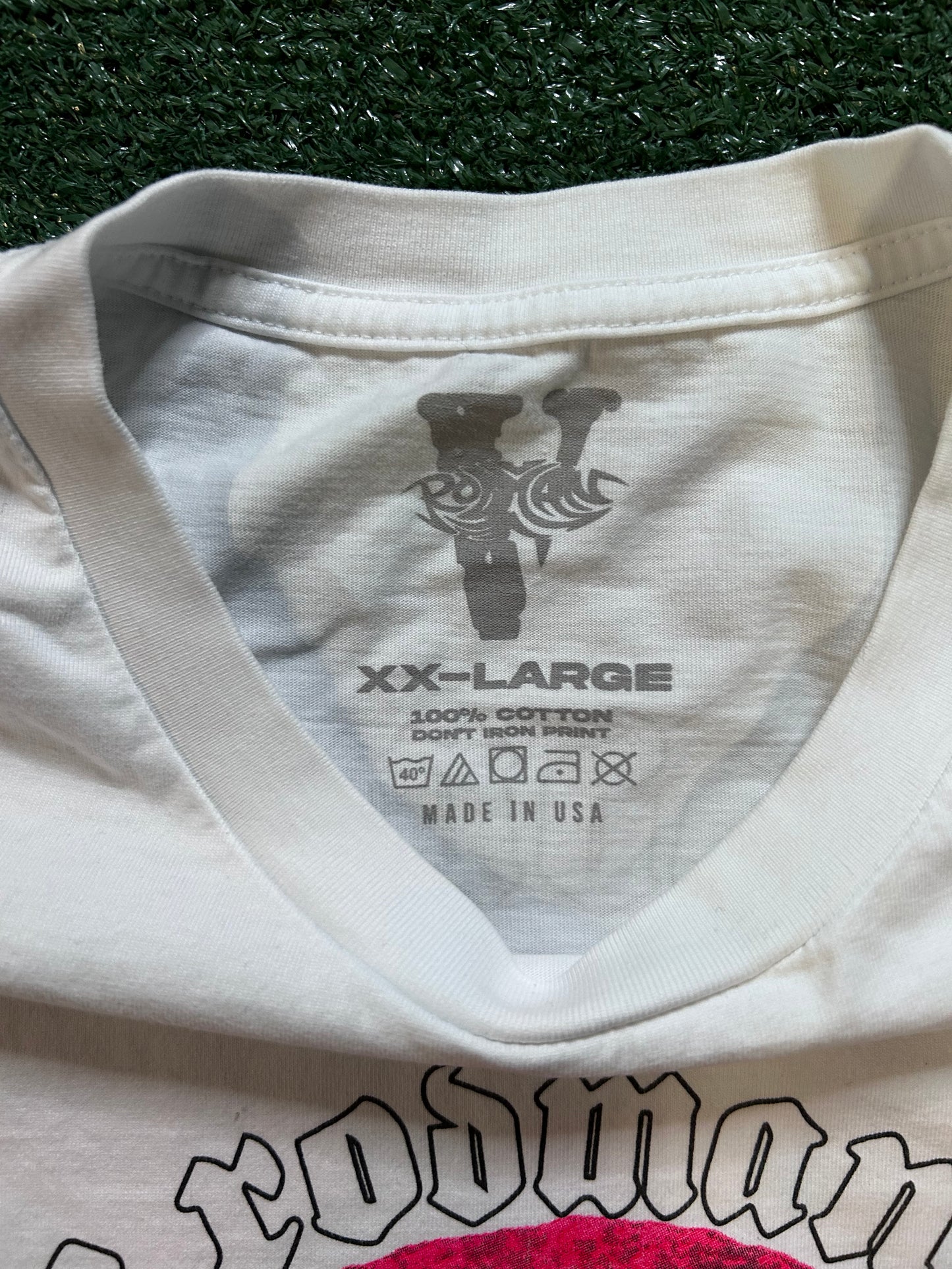 Vlone X Dennis Rodman white tee