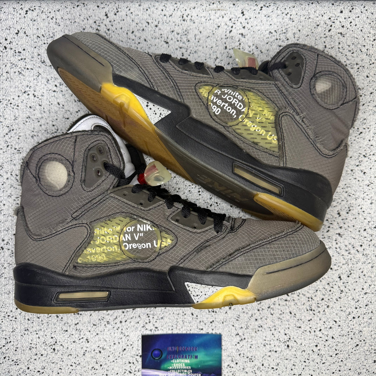 Jordan 5 Off White Muslin 10 Men “Preowned”