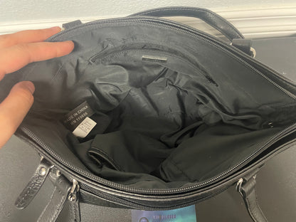 Giani Bernini black leather bag
