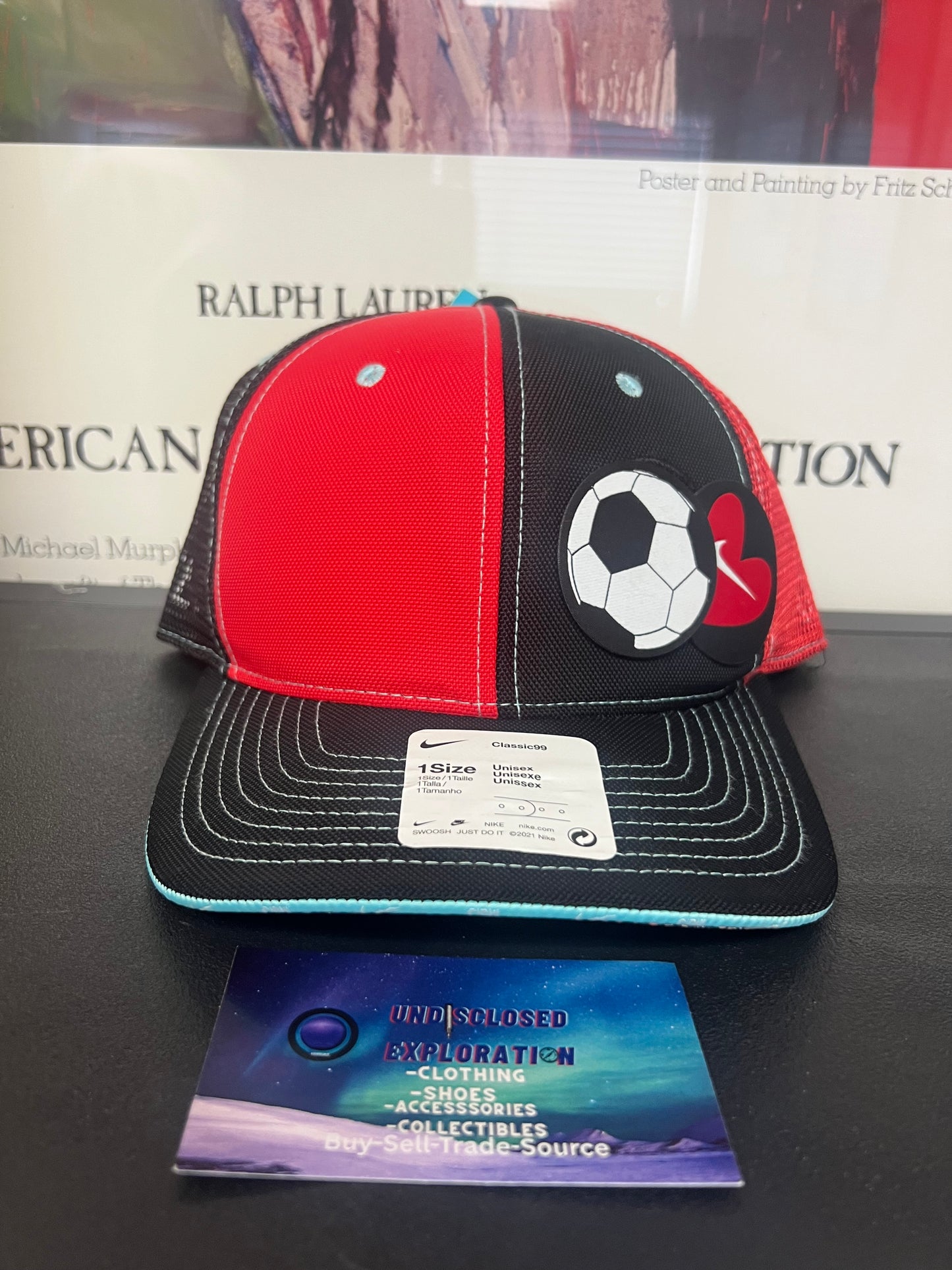 Nike Doernbecher black and red hat
