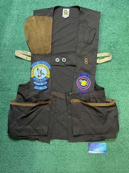 Vintage 1970s Bob Allen vest with patches