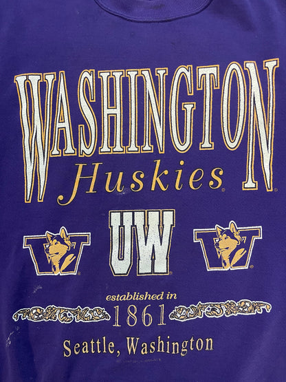 Vintage 1990s UW university of Washington huskies crewneck