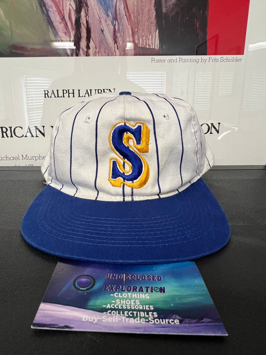 vintage 1990s Seattle Mariners pinstripe hat